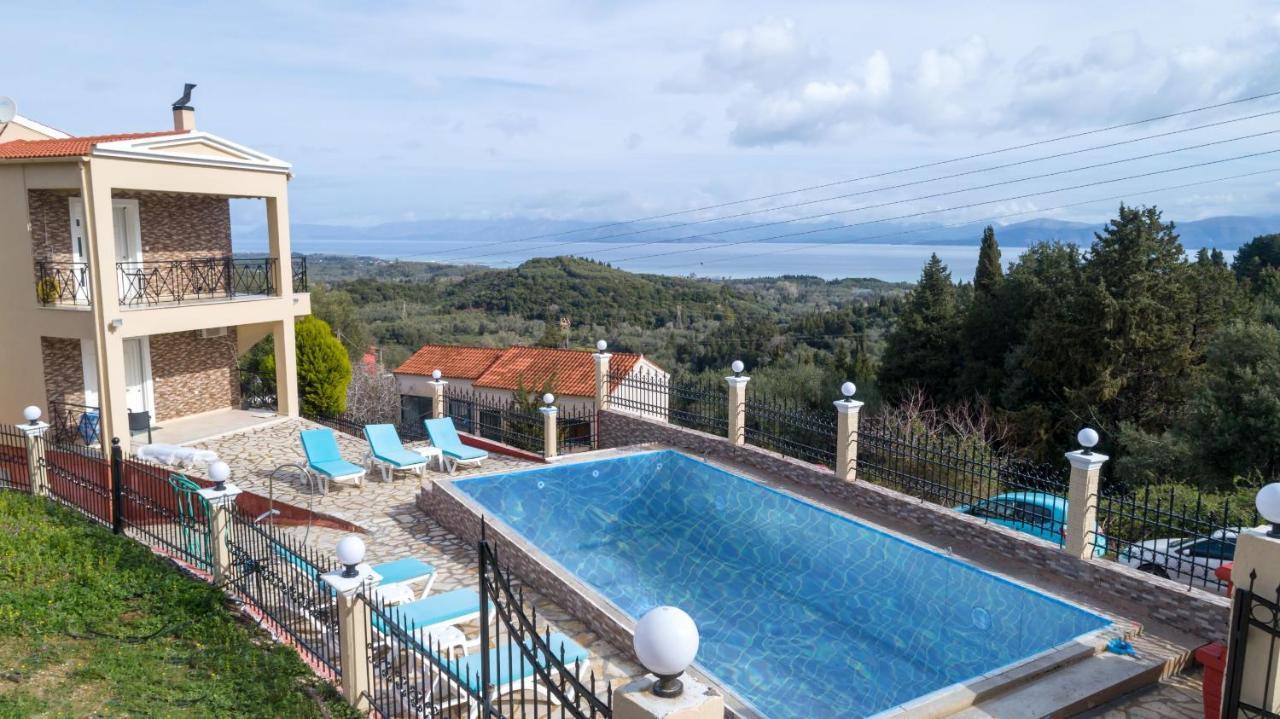 לפקימי Villa Spartera Sea View By Corfuescapes מראה חיצוני תמונה